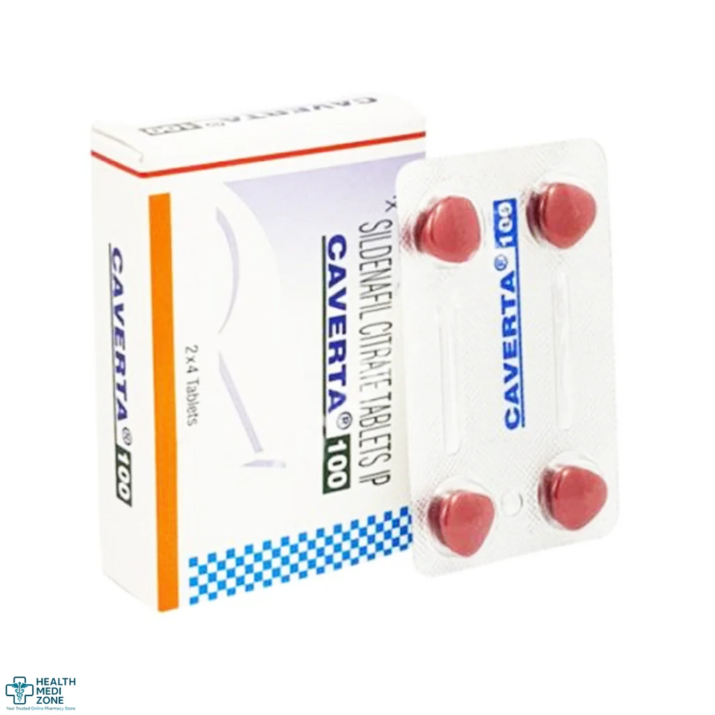 Caverta 100 mg Online – Sildenafil Tablets for ED | UK, USA, AUS, EU, SA, NZ, CA