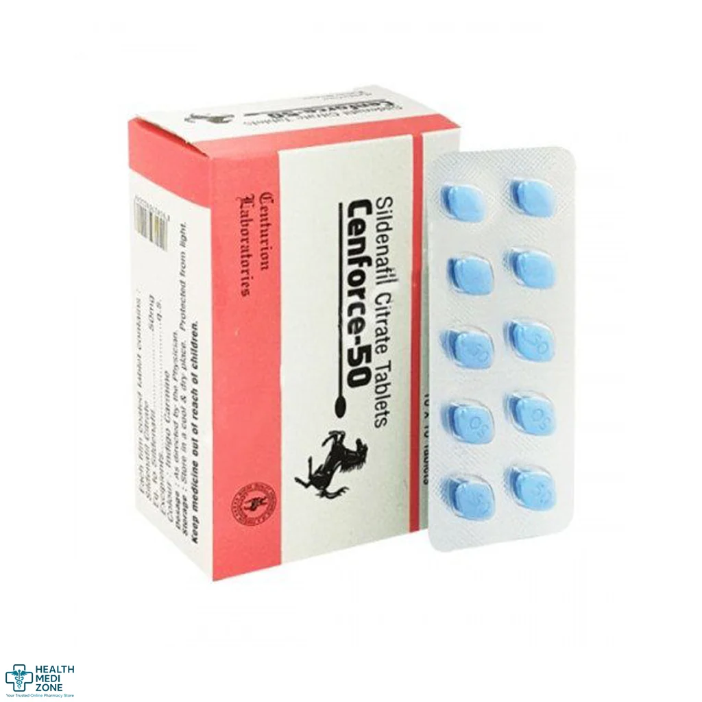 Cenforce 50 mg – Sildenafil Tablets for ED Relief | 25% OFF | Buy Online at Best Price in UK, USA, AUS, NZ, SA, CA, EU