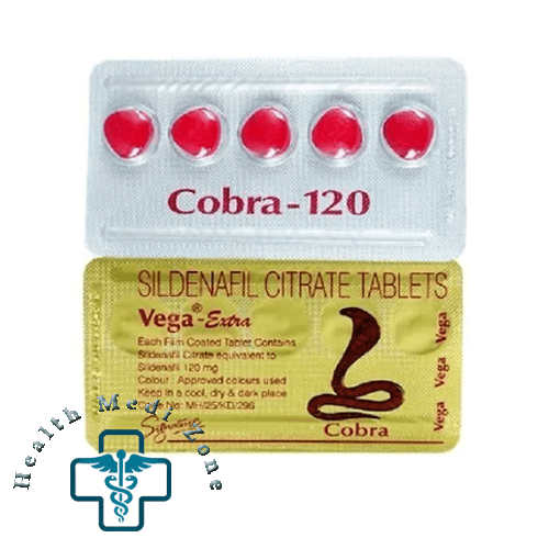 Buy Cobra 120 Mg Tablet Online | Sildenafil Citrate for ED | Save 25%