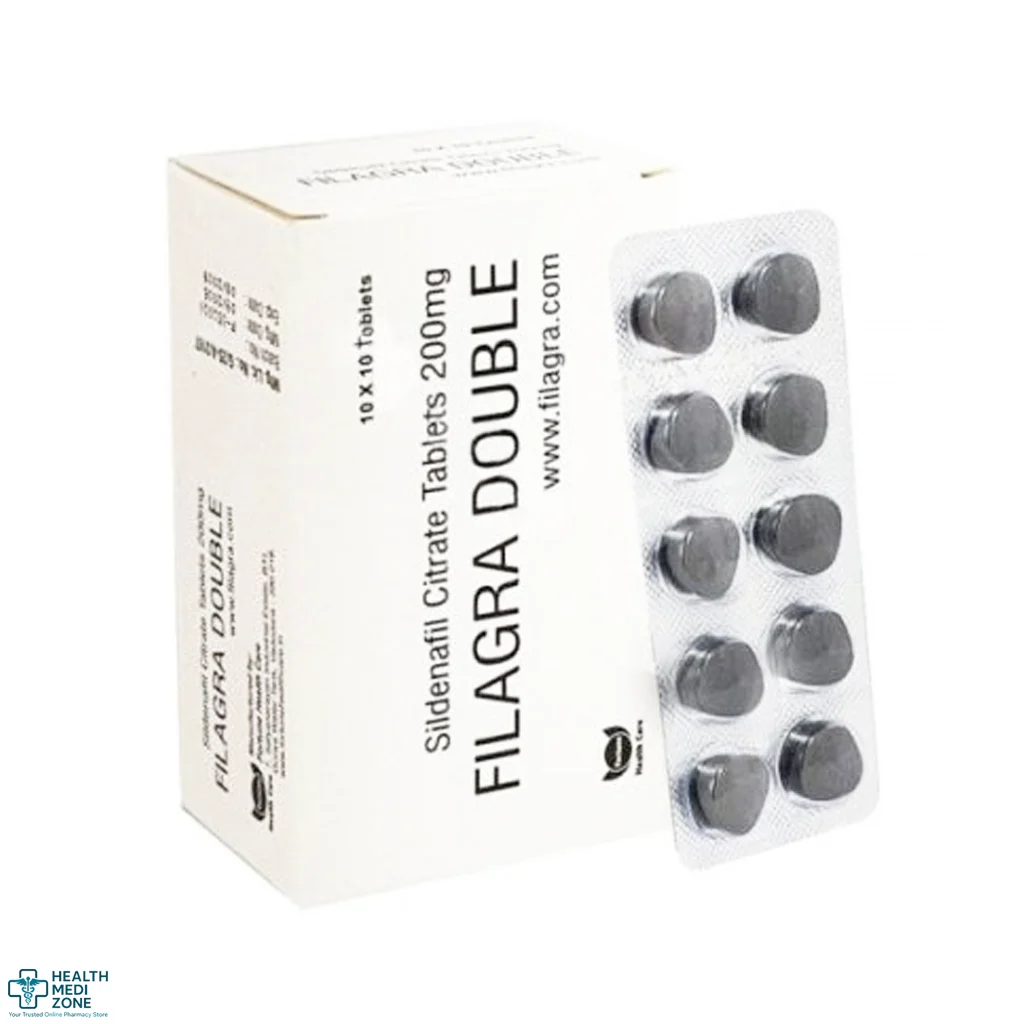 Filagra Double 200 mg Tablets | High-Potency ED Solution | Buy Sildenafil Online - UK, USA, AUS, EU, SA, NZ