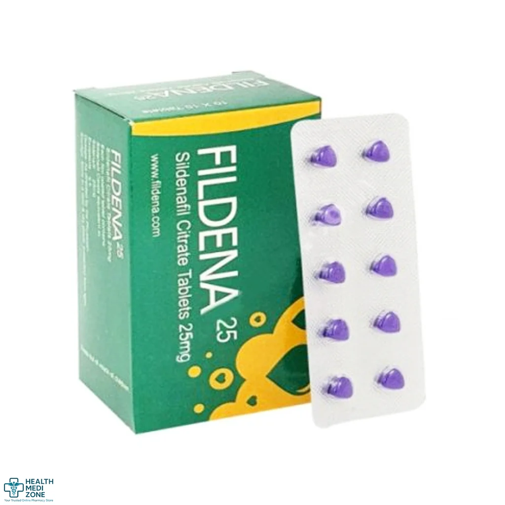 Fildena 25 mg (Sildenafil) Tablets | Buy Online Now - UK, USA, AUS, EU, & Worldwide
