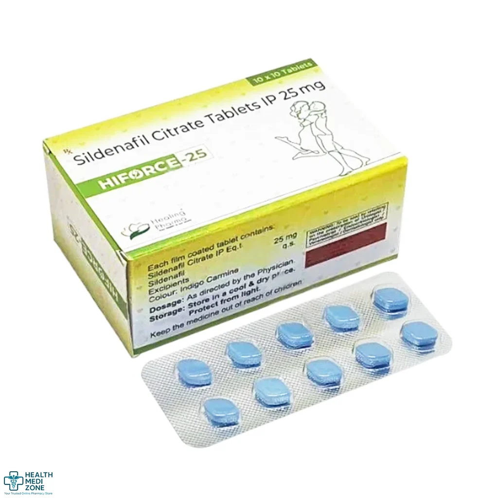 Hiforce 25 Mg Tablet | Buy Sildenafil Citrate 25mg Online in UK, USA, AUS, EU & Worldwide