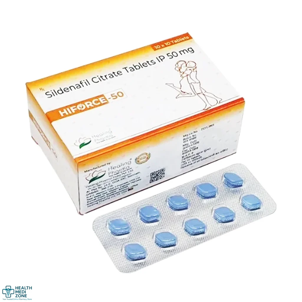 Hiforce 50 Mg (Sildenafil Citrate) | Buy Hiforce 50 mg Tablets Online for ED | USA, UK, AUS, EU & Worldwide