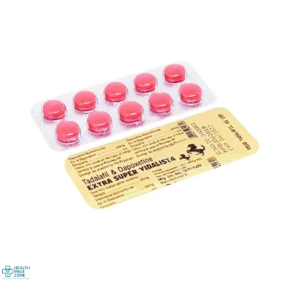 Extra Super Vidalista | Buy Online | Tadalafil + Dapoxetine | 25% OFF