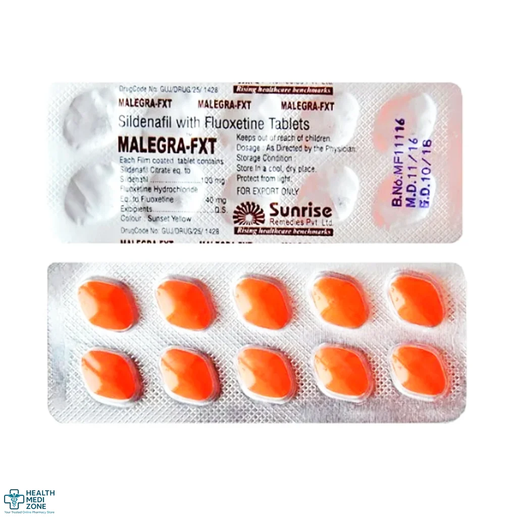 Malegra FXT - Sildenafil + Fluoxetine | Buy Online - UK, USA, AUS, EU & Worldwide