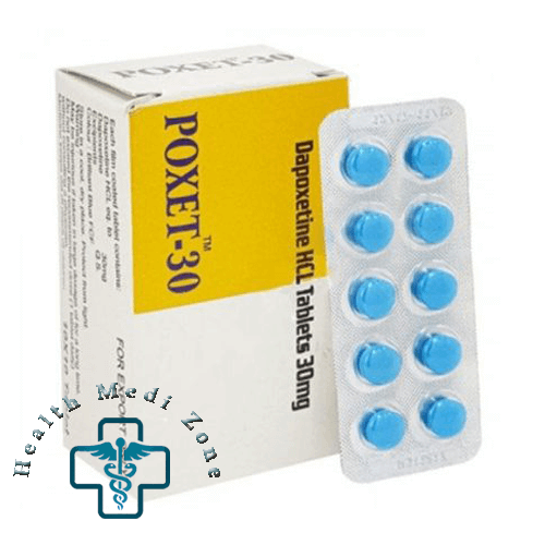 Poxet 30 Mg (Dapoxetine) | Buy Online | Dapoxetine Tablets for PE | Worldwide