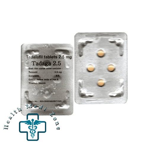Buy Tadaga 2.5 mg Online (Tadalafil) | Daily ED Treatment | 25% OFF