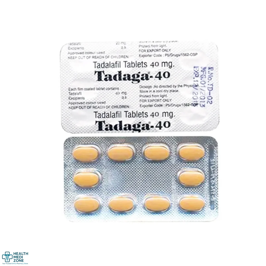 Tadaga 40 mg (Tadalafil) | Buy Online | 25% OFF | Long-Lasting ED Pill - UK, USA, CA, EU And Worldwide