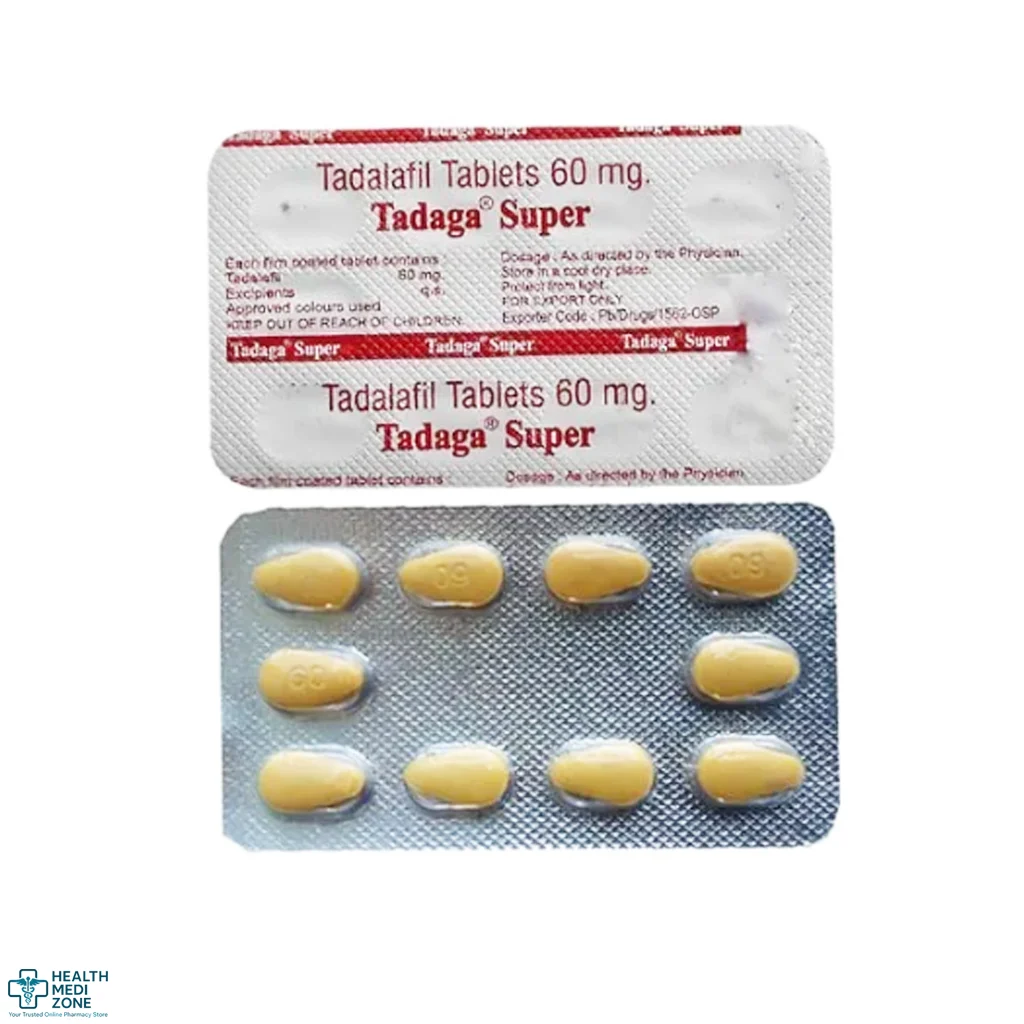 Buy Tadaga Super 60 mg Online (Tadalafil) | 25% OFF | ED Treat - UK, USA, AUS, CA, EU And Worldwide