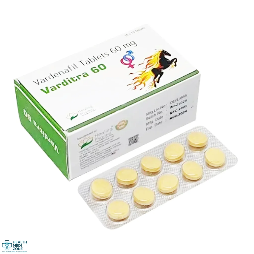 Varditra 60 mg (Vardenafil) | 25% OFF, Buy Vardenafil Online from Global Pharmacies with Fast Delivery - UK, USA, NZ, AUS, EU, SA, CA
