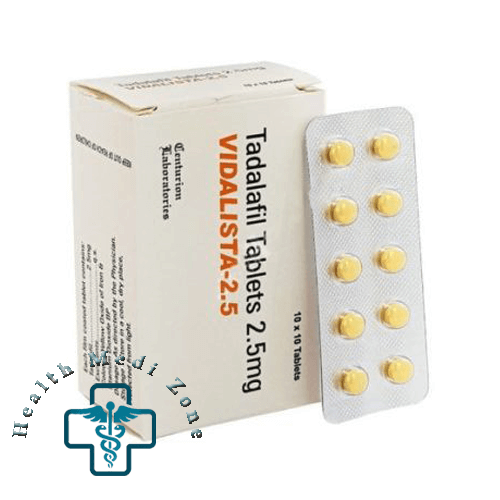 Vidalista 2.5 mg (Tadalafil) | Buy Online | Tadalafil Tablets 25% OFF