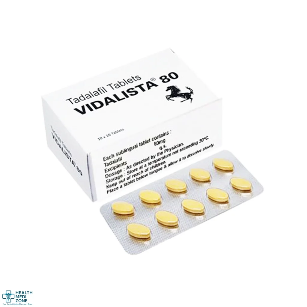 Vidalista 80 mg | Buy Tadalafil Online | Extra-Strong ED Medication - UK, USA, AUS, EU And Worldwide