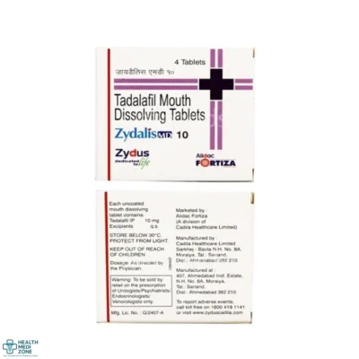 Zydalis 10 Mg (Tadalafil) | Buy Online | Effective ED Treatment - UK, USA, AUS, EU, NZ, SA, CA