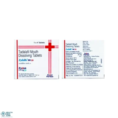 Zydalis 20 Mg (Tadalafil) | Trusted ED Solution | Buy Online, 25% OFF - UK, USA, AUS, CA, NZ, SA, EU