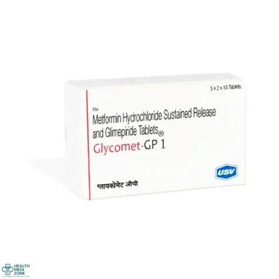 Buy Glycomet Gp 1 (Metformin + Glimepiride) Online
