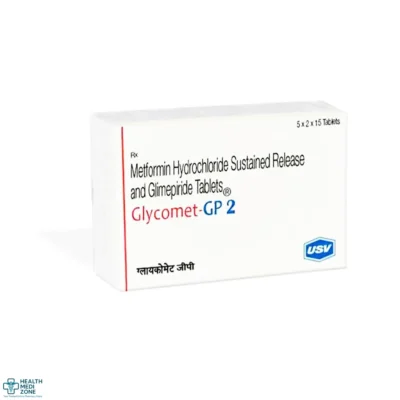 Buy Glycomet Gp 2 (Metformin + Glimepiride) Online