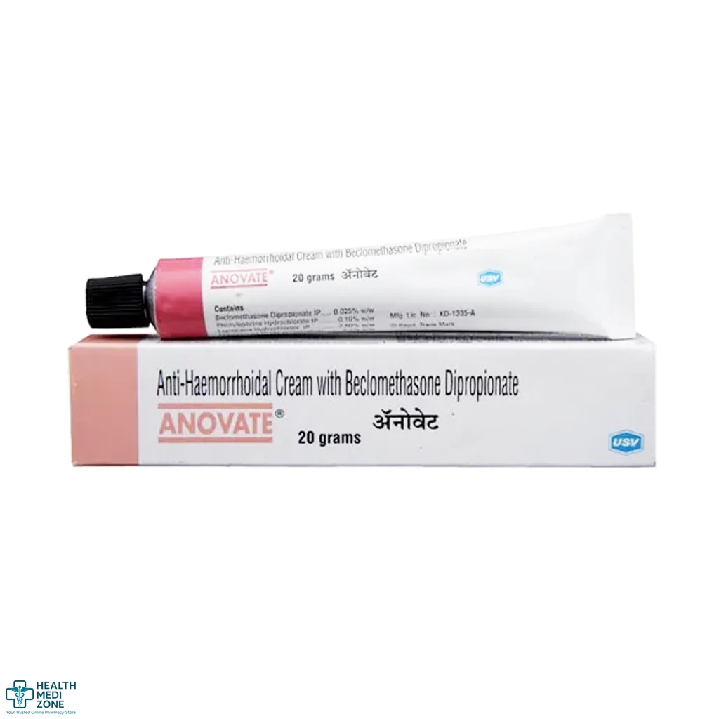 Buy Anovate Cream (Beclometasone Topical + Lidocaine Topical + Phenylephrine) Online