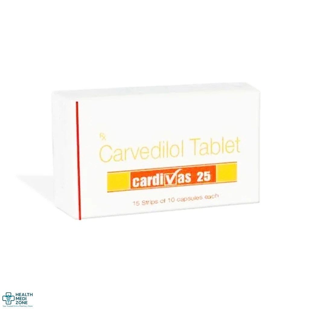 Buy Cardivas 25 Mg (Carvedilol) Online