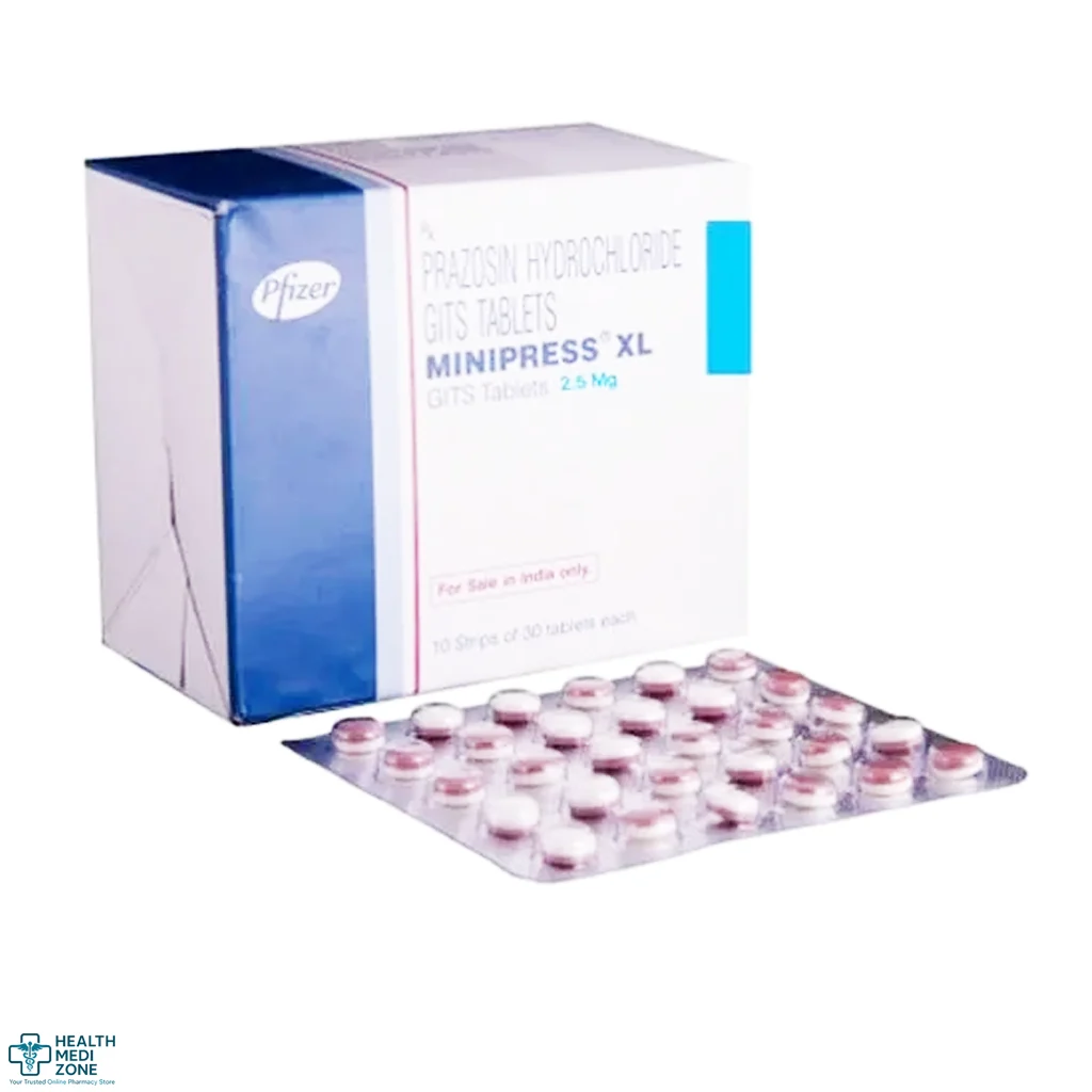 Buy Minipress Xl 2.5 Mg (Prazosin) Online