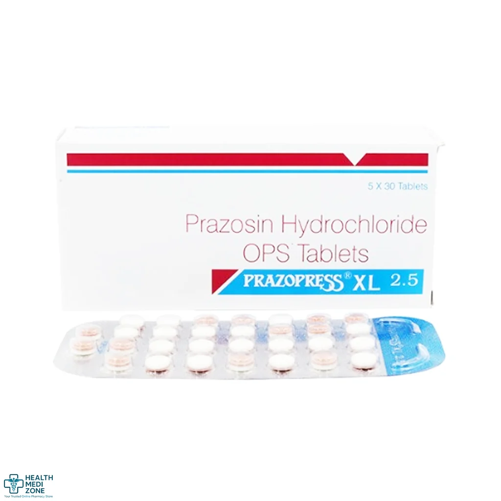 Buy Prazopress Xl 2.5 Mg (Prazosin) Online
