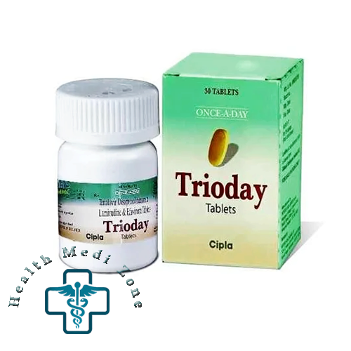 Trioday Tablet (Lamivudine + Tenofovir + Efavirenz)